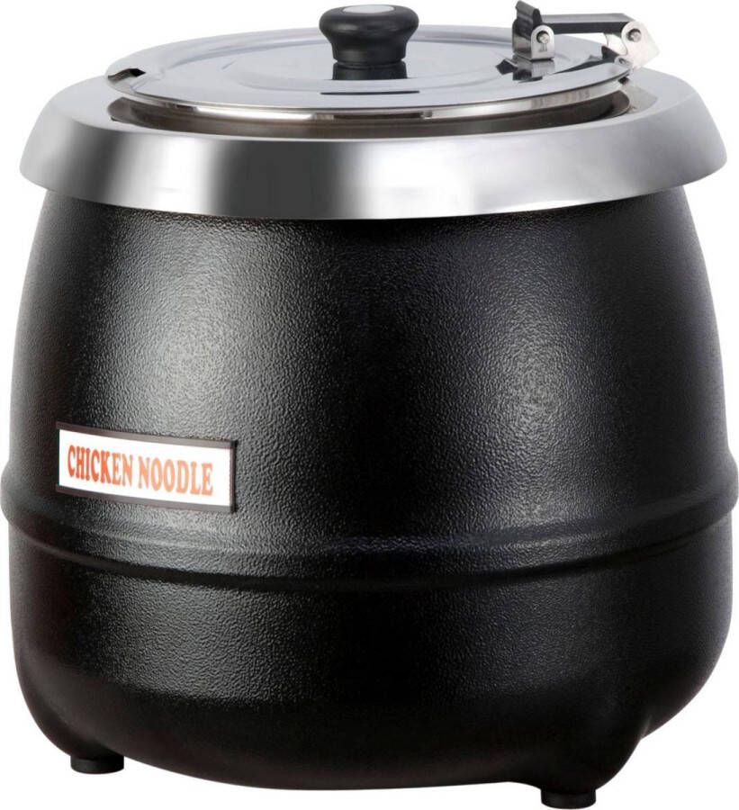 Combisteel Professionele Horeca Soepketel 10L. Zwart (Populair!!!)