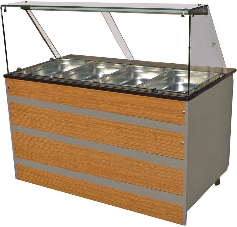 Combisteel Warm Buffet GN 4 1 Schuifdeuren Bedieningszijde 7077.0120 Horeca