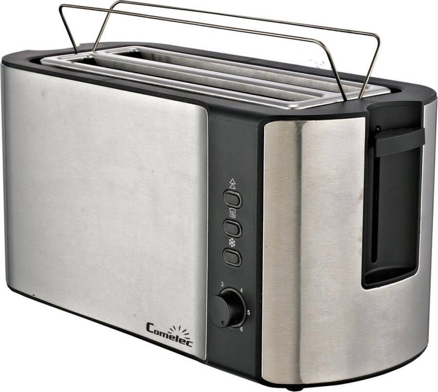 COMELEC Broodrooster TP 1727 1400W Staal 1400 W