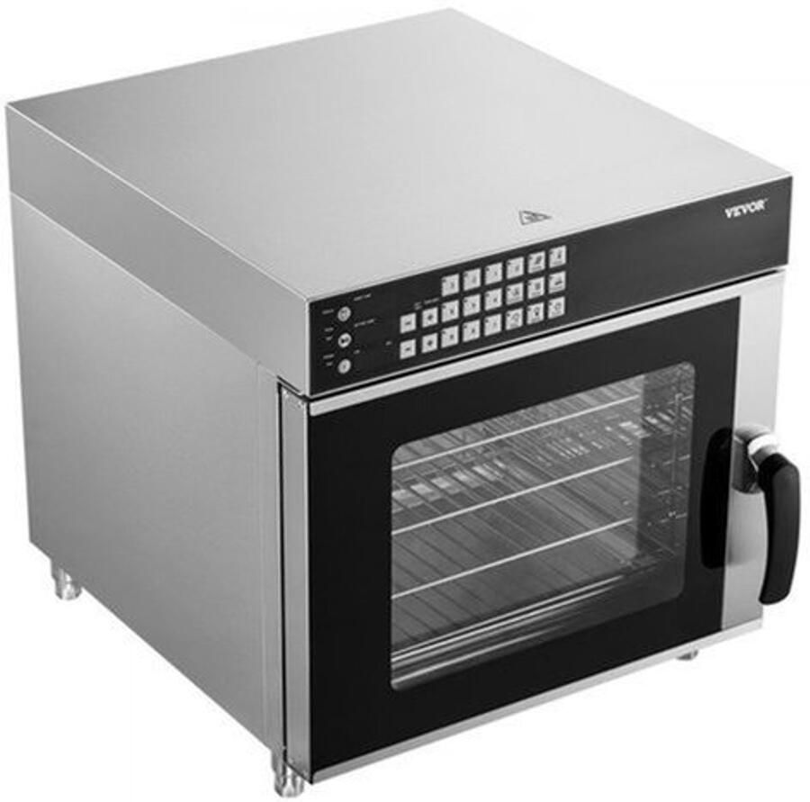 Commerciële Convectieoven 2800 W 58 Liter Inhoud RVS Elektrische Tafeloven