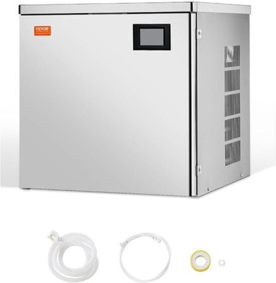 Commerciële Ijsblokjesmachine Kop 181 Kg Per Dag ie 156 Ijsblokjesvormpjes Roestvrij Staal En PE-Kunststof Voor Horeca En Catering