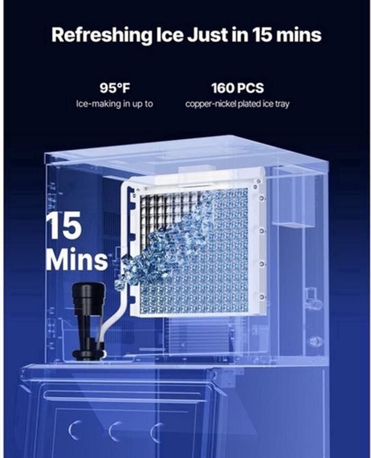 Commerciële Ijsmachine Enige Uitvoering 181 4 Kg Per Dag Roestvrij Staal Voor Restaurants En Bars