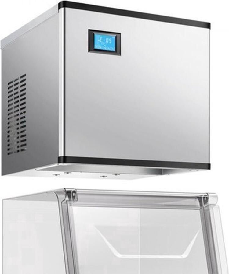 Commerciële Ijsmachine Kop 500 lbs Dagelijkse ie Roestvrij Staal SGCC Elektronisch Bedieningspaneel IJsblokjesmachine
