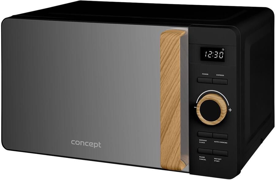 Concept -magnetron 5 vermogensstanden ontdooifunctie inhoud 20 l vermogen 800 W kleur zwart MT3520bc