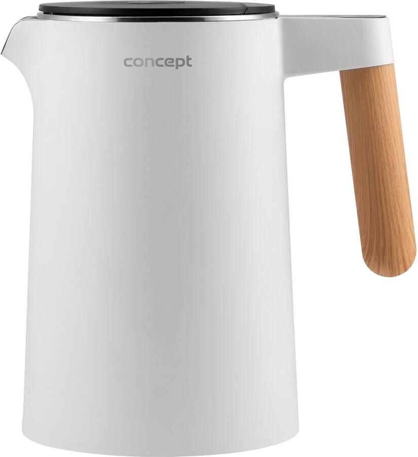 Concept RK-3300 Serie Elektrische Waterkoker Biały Hout Handgreep 2200W