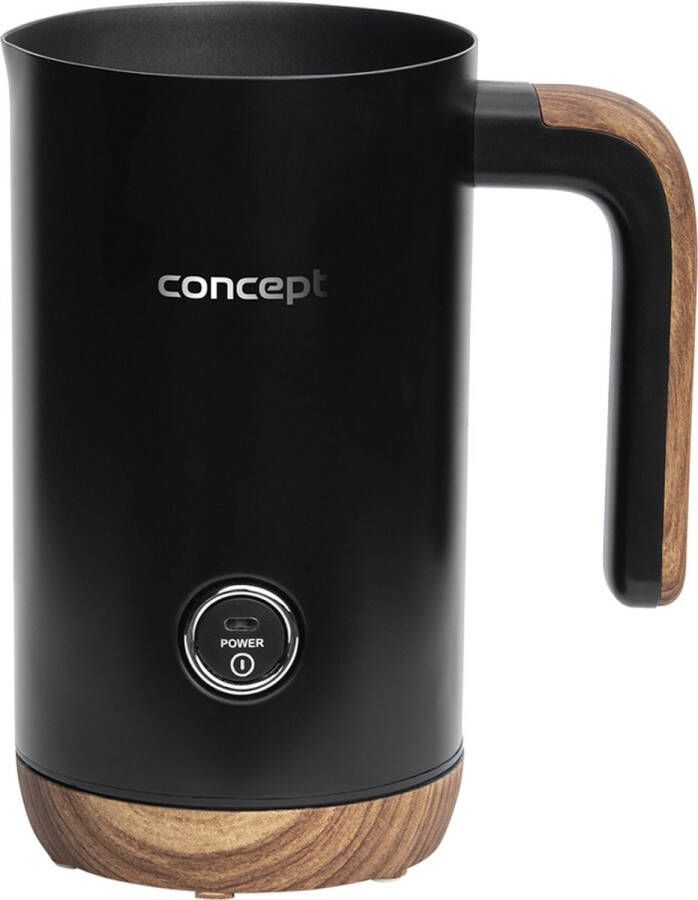 Concept Melkopschuimer ideaal voor Latte Cappuccino 500W Roestvrij staal Zwart - Foto 1