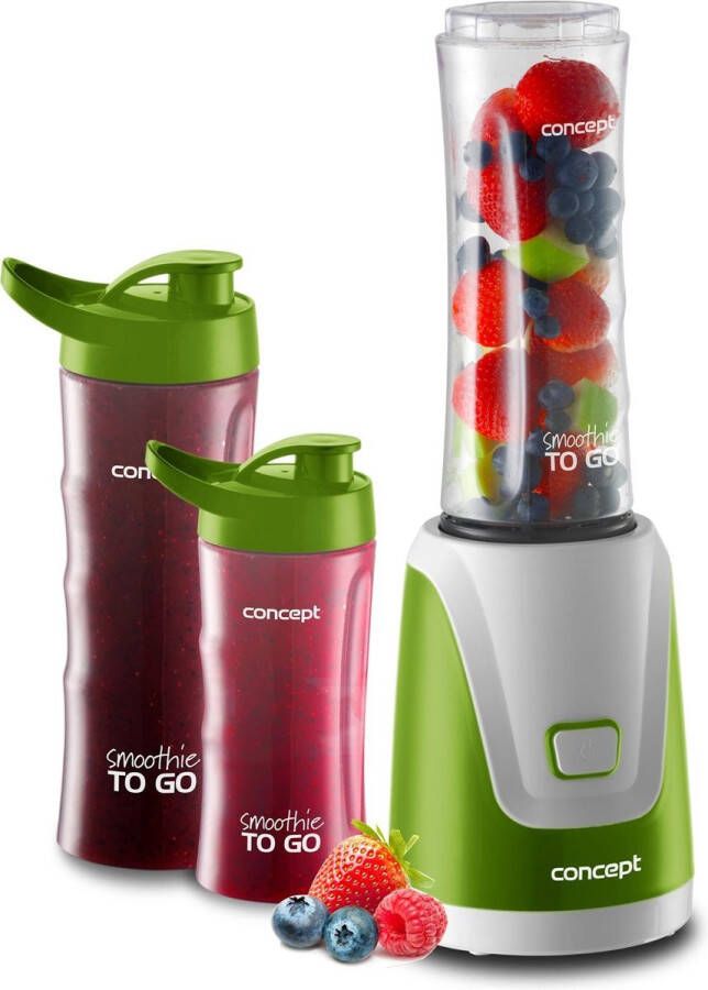 Concept SM3365 Smoothie maker blender 0 6 l Blender voor op aanrecht Groen Wit 300 W