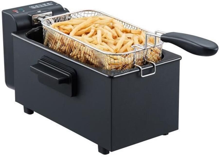 Continental Edison – CEFR3BLK – Elektrische friteuse – 3L – 2000W - Foto 2