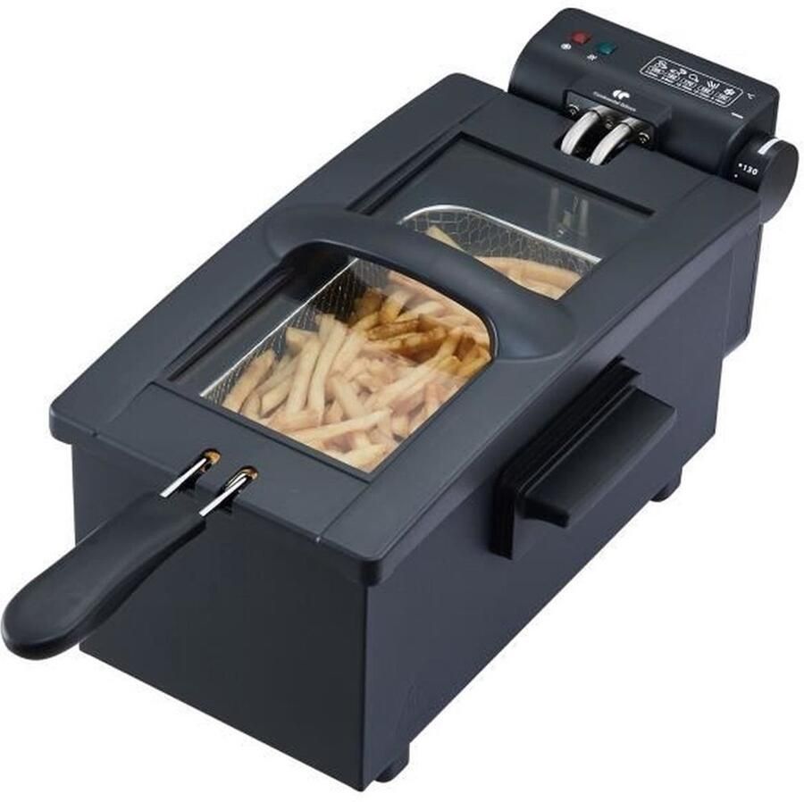 Continental Edison – CEFR3BLK – Elektrische friteuse – 3L – 2000W