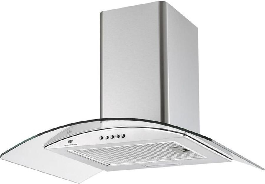 Continental Edison Decoratieve kap CEH60GS2 Klasse A 60 x 47 x 50 84 cm Roestvrij staal glas