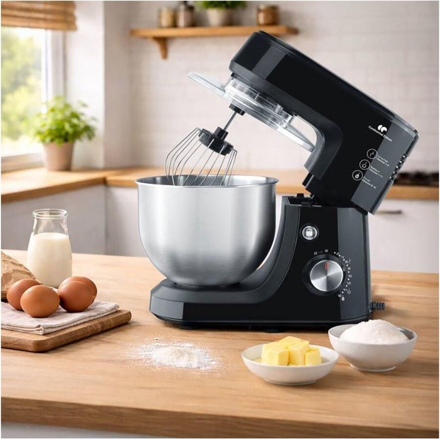 Continental Edison Staande mixer CERP800B2 800 W 4 3 L 10 snelheden + puls Zwart