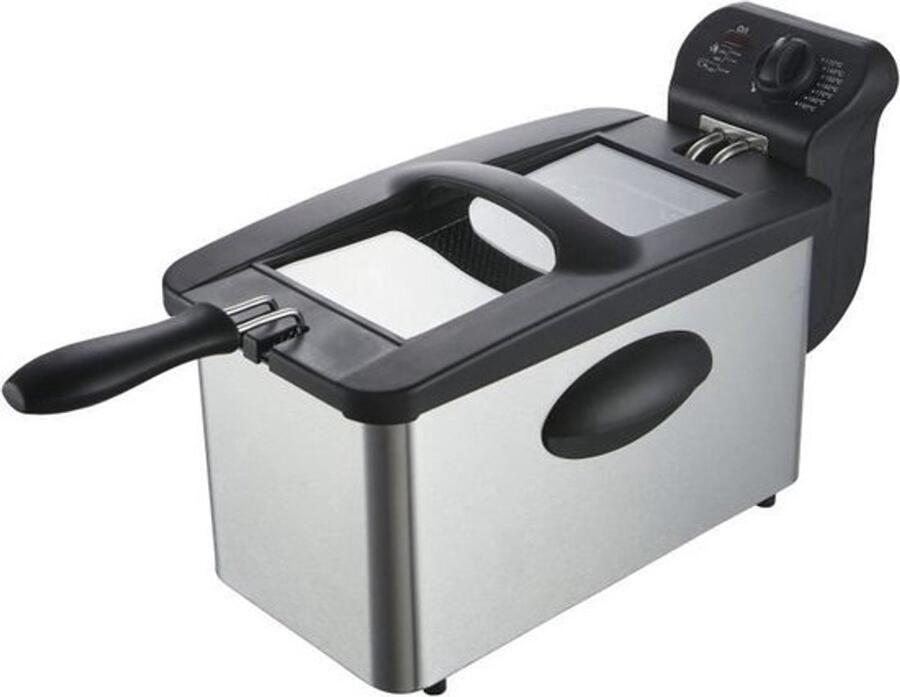 Continental Edison Friteuse 3 L CERFR3IN2 2000W Roestvrij staal