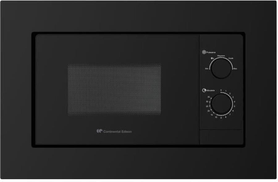 Continental Edison Inbouwmagnetron CEMO20EBM2 1280 W B59 5 x H38 5 x D35 3 cm 20L Zwart