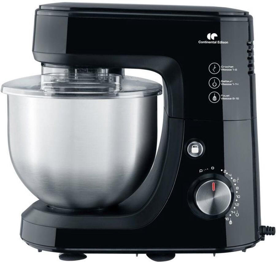 Continental Edison Staande mixer CERP800B2 800 W 4 3 L 10 snelheden + puls Zwart - Foto 2