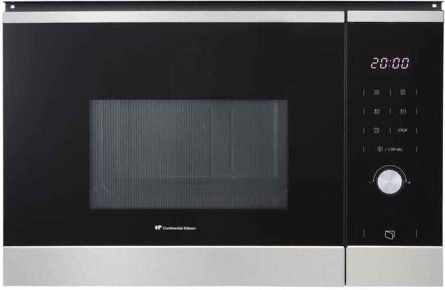 Continental Edison Inbouwmagnetron CEMO25GINES Zwart roestvrij staal L59 5 x H38 8 x D40 1 cm 25L