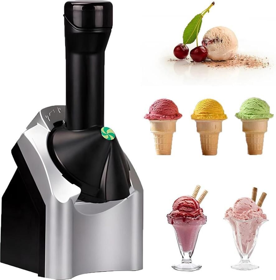 COOAU Ice Cream Ijsmachine met Fruit Ijsmachine en Sorbet Zeer Eenvoudig Te Bedienen 100% Natuurlijk Glutenvrij Ideaal Voor Smoothies - Foto 2