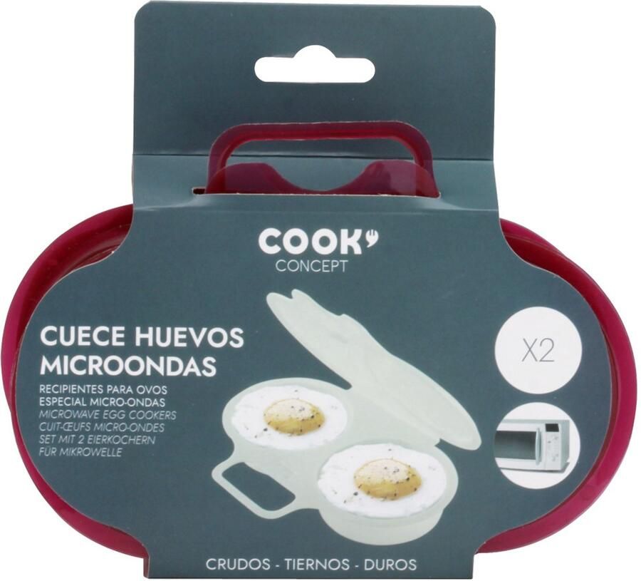 Cook Concept Magnetron eierkoker 2 stuks in 1