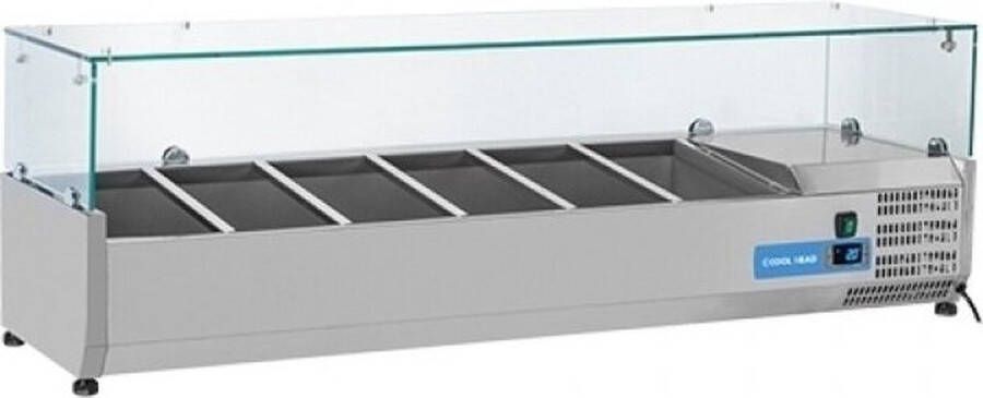 Cool Head Opzetkoelvitrine Gastronorm 6x 1 3