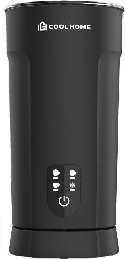 CoolHome MF24 Melkopschuimer Elektrische Melkopschuimer 4 in 1 500w Zwart