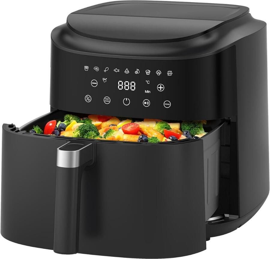Core Airfryer XXL Mini-oven Heteluchtfriteuse 14L 11 Programma's Zwart 31cm x 31cm x 32cm