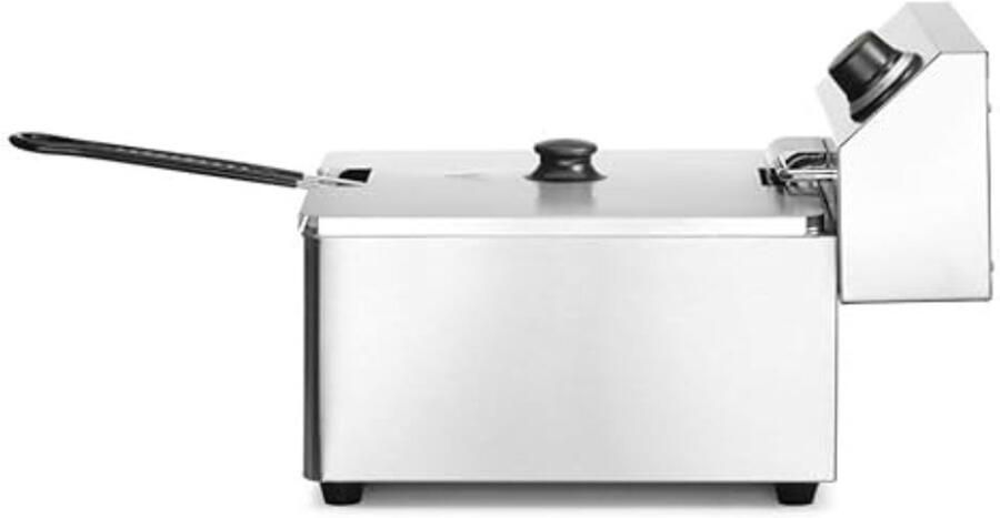 Core Frituurpan 4 liter Frituurpan Zilver 58cm x 22cm x 31cm