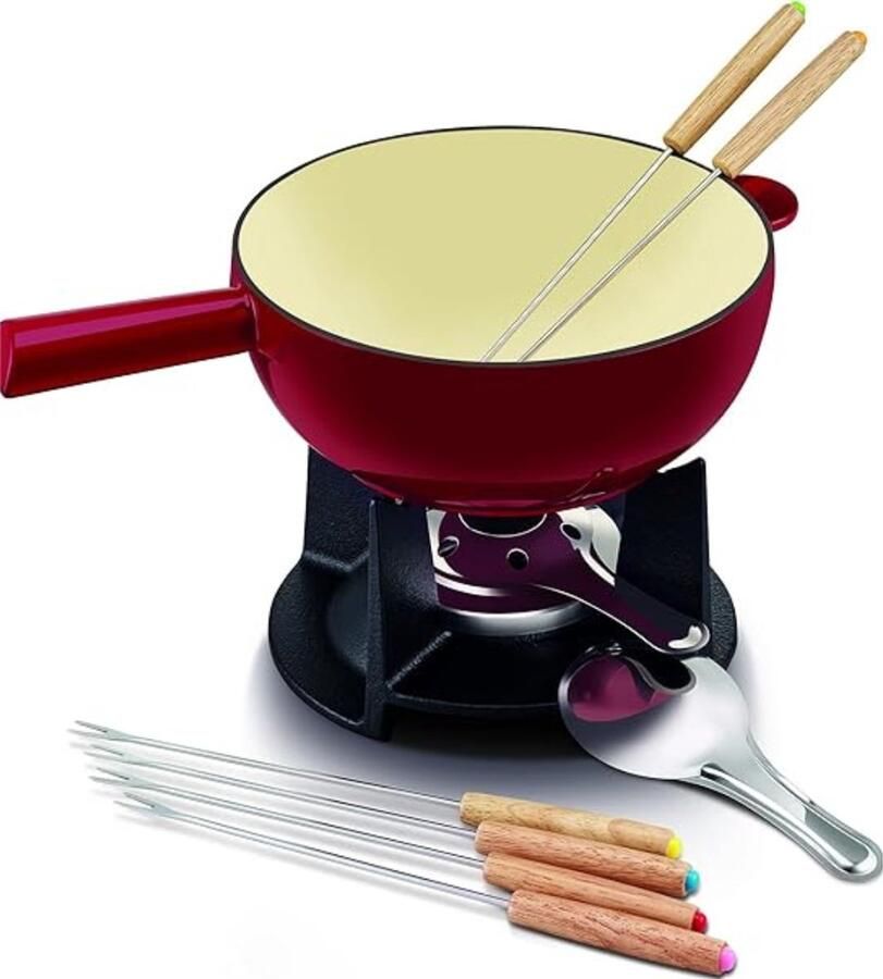 Core Kaasfondue Set Fondue Set Fondue Rood- 2.84kg