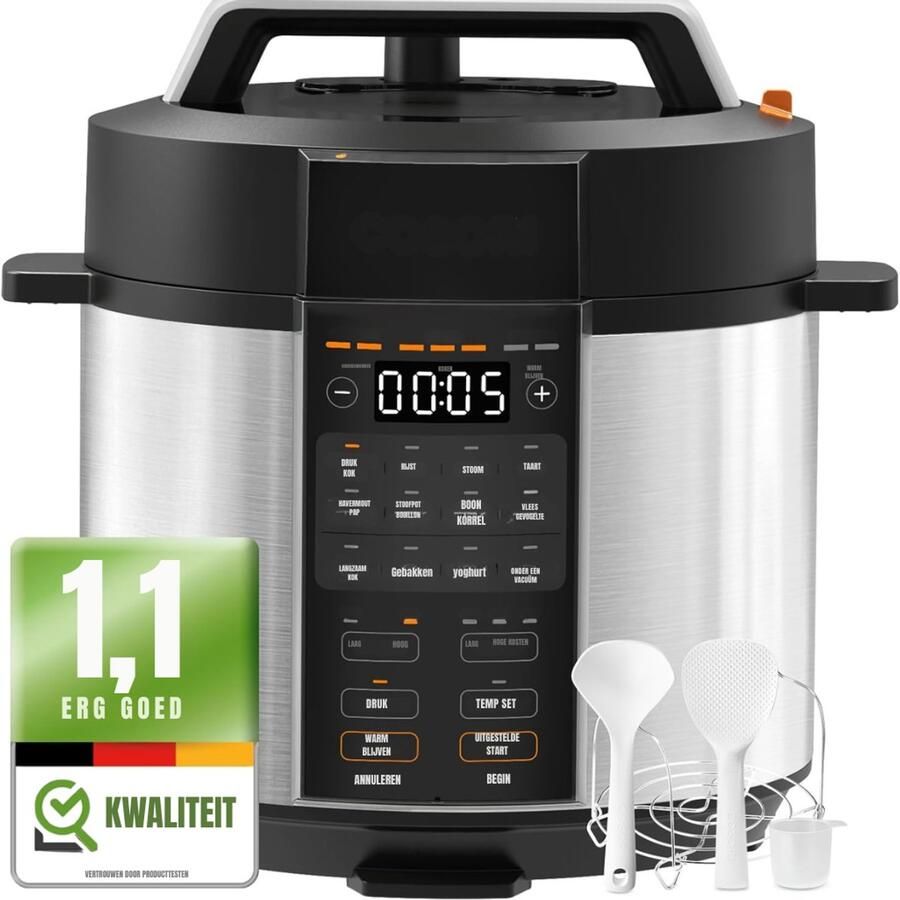 Core Multicooker Multicookers Zwart ‎38cm x 33cm x 33cm