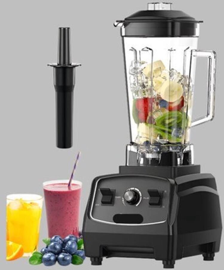 Corenia 22xer Smoothie Maker 2200W BPA Free 3HP Smoothies IJs & Voedselbereiding – Inclusief Black Blade Drive Tool Zwart