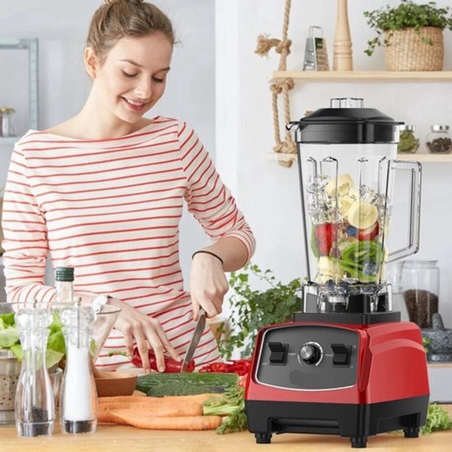 Corenia 22xer Smoothie Maker 2200W BPA Free 3HP Smoothies IJs & Voedselbereiding – Inclusief Black Blade Drive Tool Zwart - Foto 2