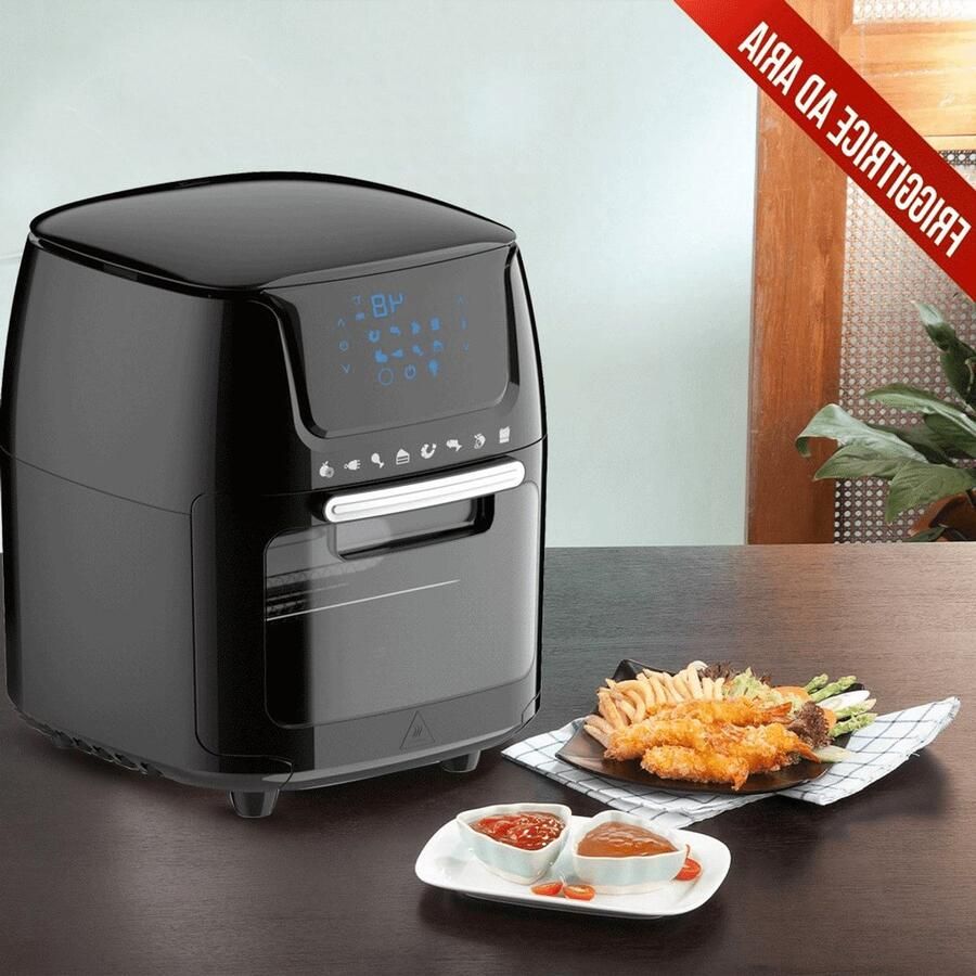 Corenia Airfryer – Heteluchtfriteuse – Airfry Oven – Digitale Friteuse – 15L Capaciteit – 1800 Watt – 8 Kookprogramma s – Touchscreen Display