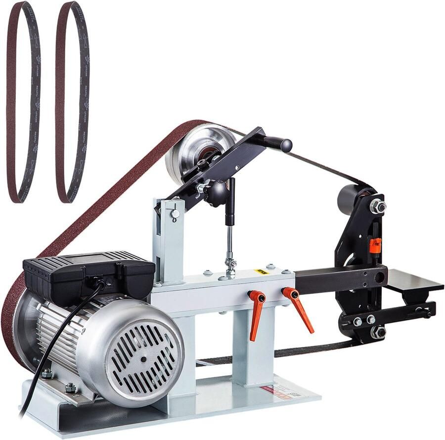 Corenia Bandschuurmachine – Bandschuurder – Schuurmachine – Slijpmachine – 1500W Motor – 3-in-1 Schuurwielen – Stalen Frame – 2800 RPM