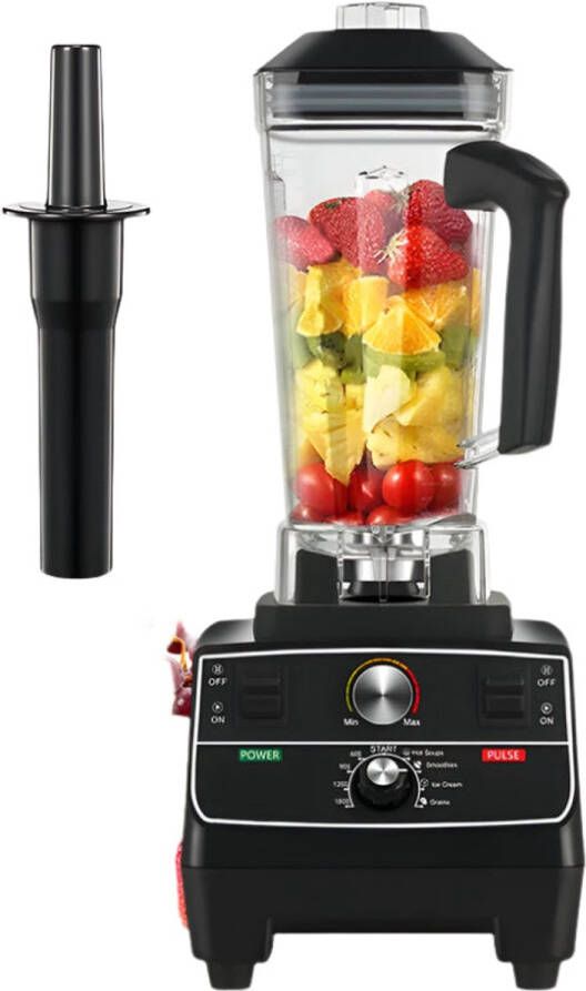 Corenia Blender – Smoothie Maker Blender Smoothie Foodprocessor Blender to go Keukenmachine Professionele Blender met Smart Timer – 2200W – voor Smoothies ijsblokjes soepen & sappen 2-liter BPA-vrije kan + Extra 2L Kan
