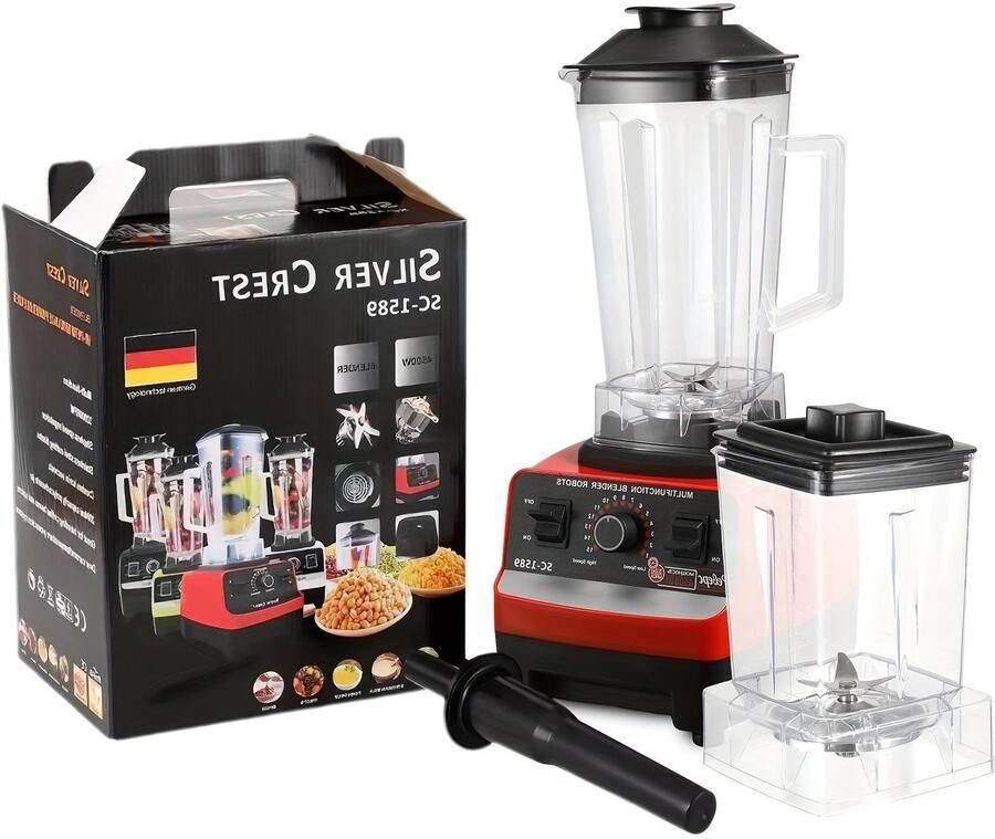 Corenia Blender – Smoothie Maker – Powerblender – Professionele Blender – To Go – 2000W Motor – Roestvrijstalen Messen