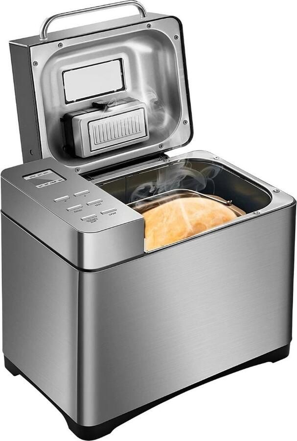 Corenia Broodmachine Broodbakmachine Brood Maker Machine Brood Maker Keukenmachine Automatische broodbakmachine 650W Zilver 1000g