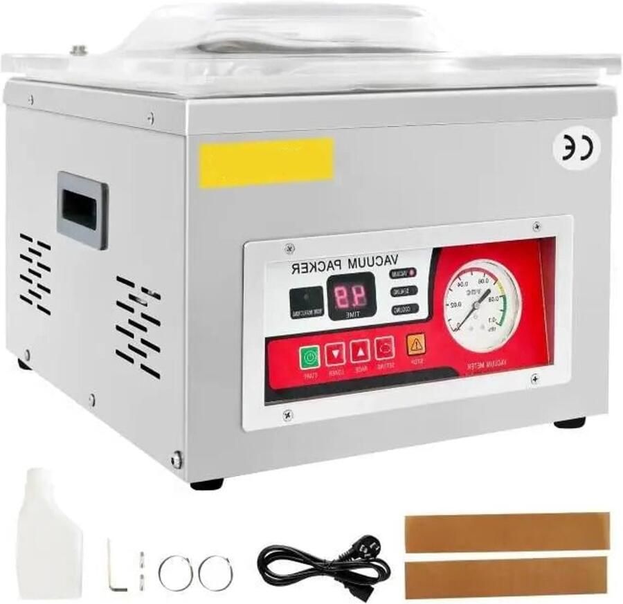 Corenia Chamber Vacuum Sealer – Vacumeermachine – Vacuümmachine – Vacuum Sealer – Voedselverpakking – 180W Motor – 33x25 Cm Sealing