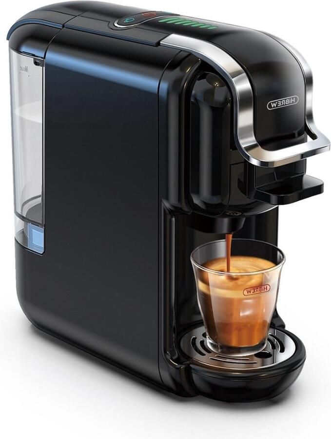 Corenia Coffee Machine Nespresso Koffiemachine Espresso Maker ijskoffie 5 in 1 Zwart