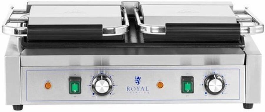 Corenia Contactgrill – Dubbele Grillplaat – Panini Grill – Tosti Apparaat – Grillapparaat – 3600W Vermogen – Groot 48x23 cm Bakoppervlak - Foto 2