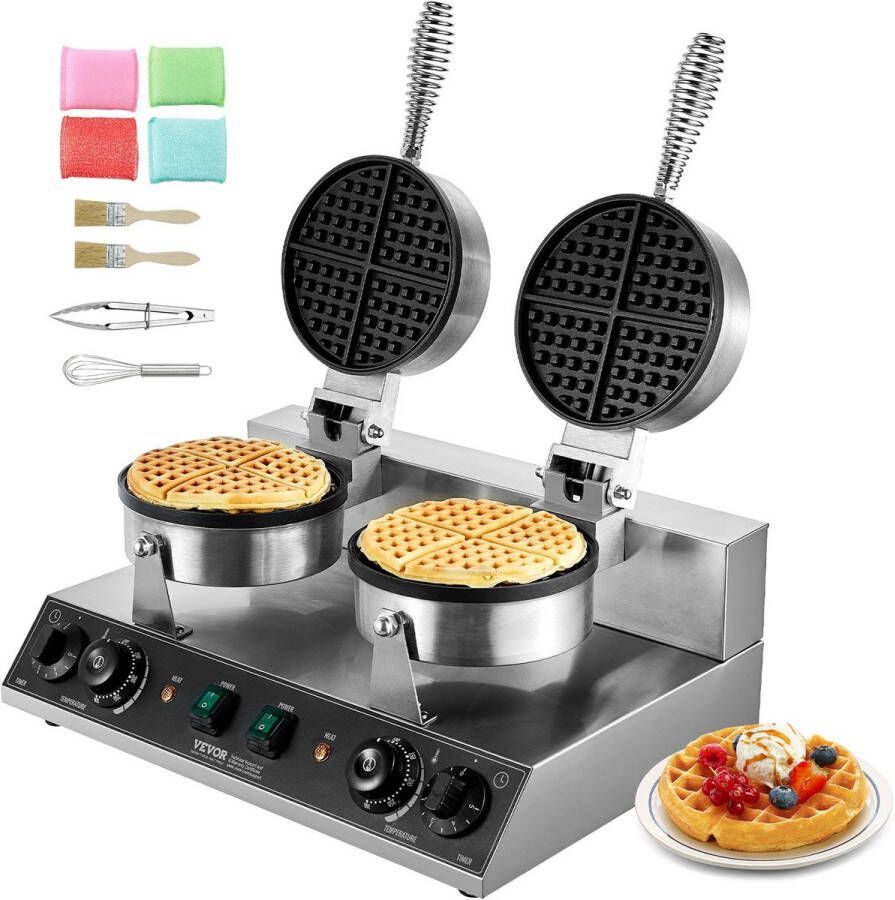 Corenia Crepemaker – Pannenkoekenmaker – Crêpe Maker – Pancake Maker – Bakplaat – 40 cm – 3000W Roestvrij Staal