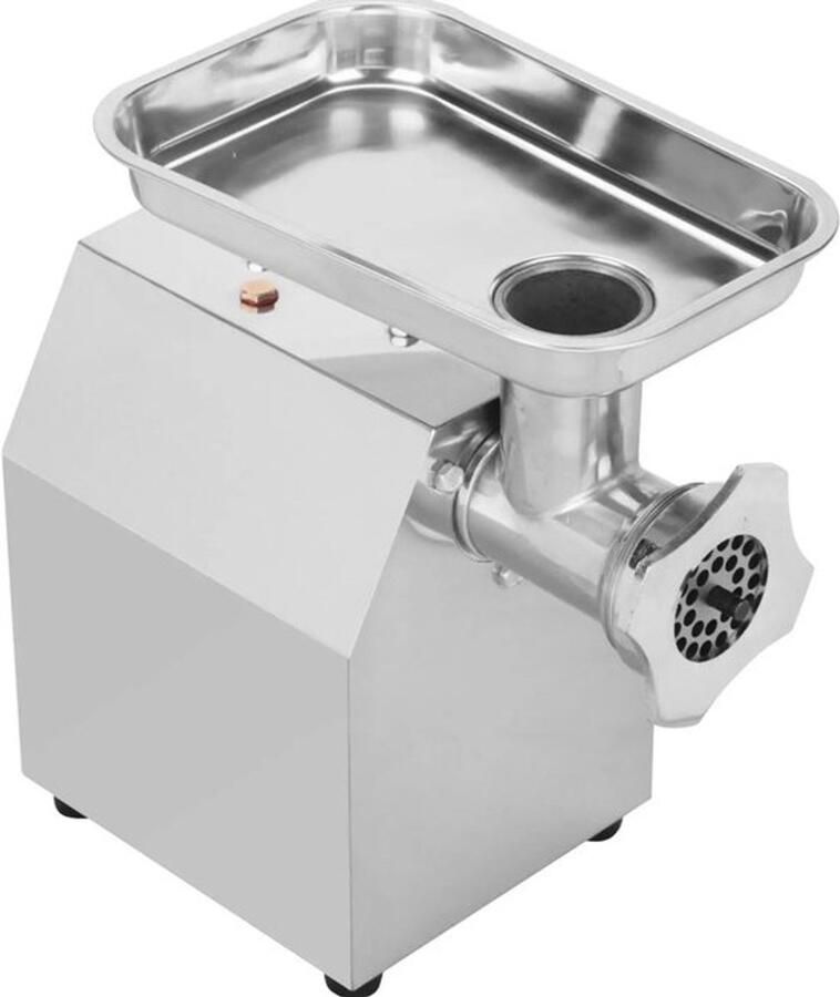 Corenia Elektrische Gehaktmolen Voor Alle Soorten Vlees Roestvrij Staal Vleesmolen 850W 270LBS h 190RPM Vleesmolens Worstenmaker Zilver