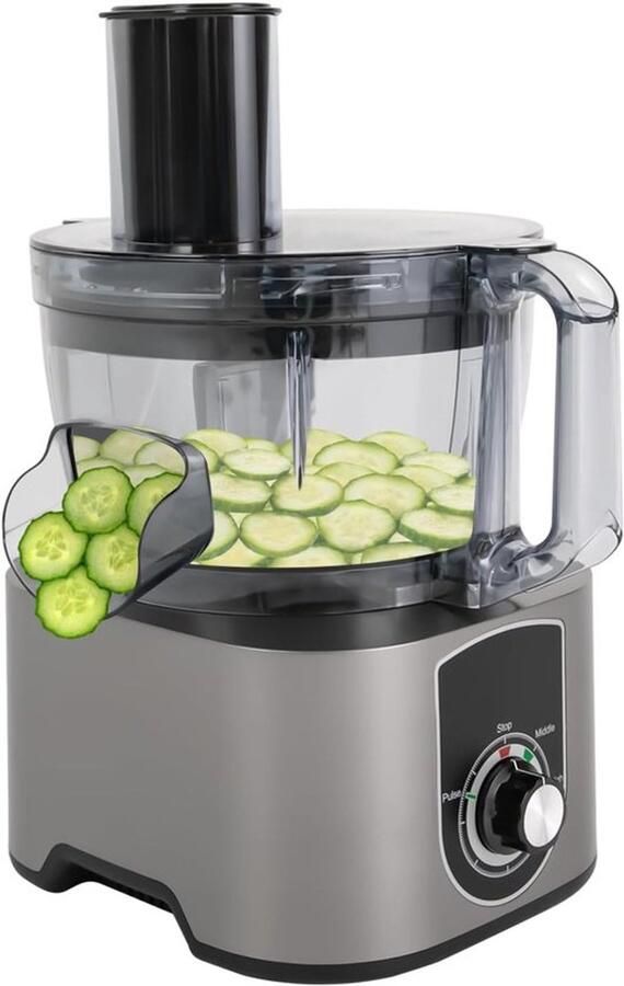Corenia Elektrische Groentesnijder – Voedselprocessor – Keukenmachine – Groentensnijder – Blender – 600W Krachtige Motor – 7 Liter Grote Capaciteit