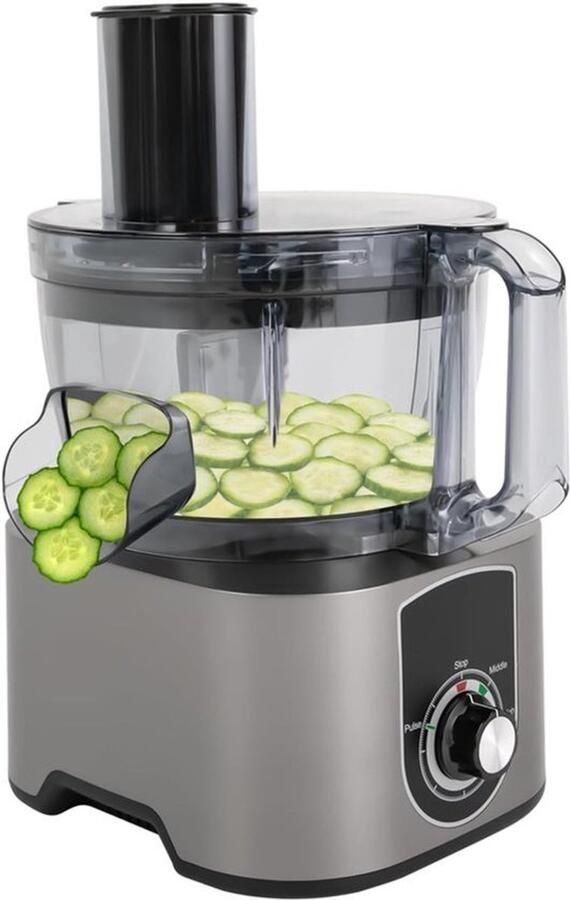 Corenia Elektrische Groentesnijder – Voedselprocessor – Keukenmachine – Groentensnijder – Blender – 600W Krachtige Motor – 7 Liter Grote Capaciteit