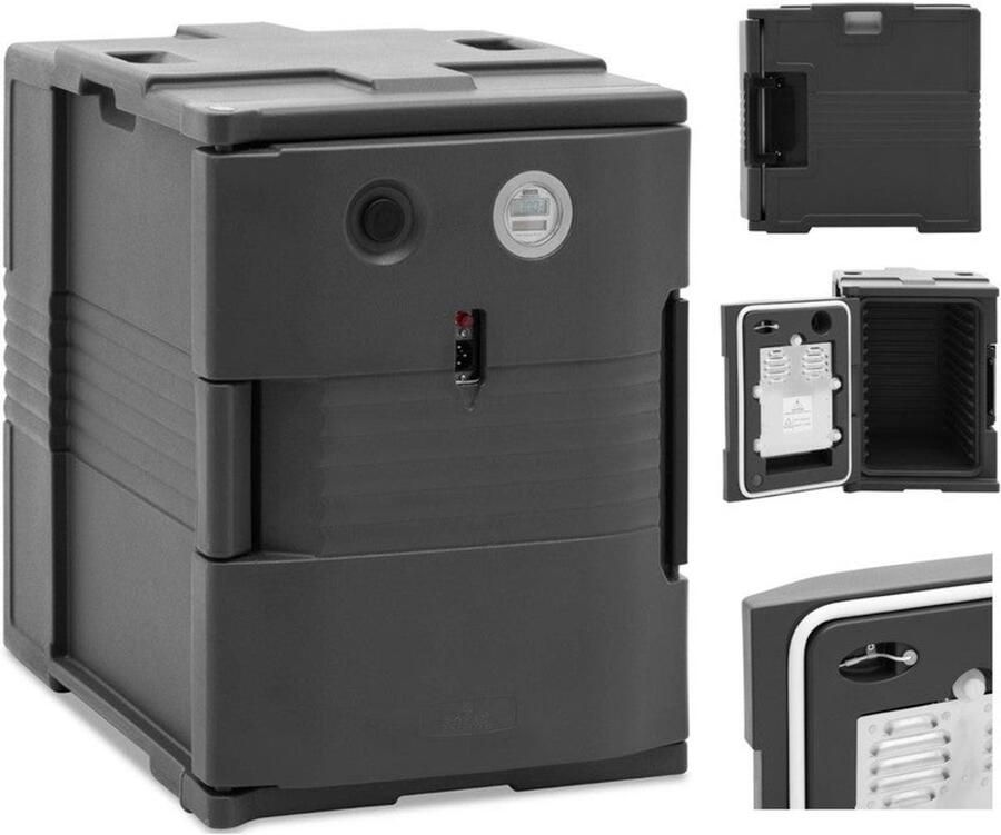 Corenia Elektrische Thermoscontainer – Warmhoudbox – Etenwarmhouder – Voedselverwarmer – Cateringcontainer – Voor GN 1 1 Bakken – Elektrische Verwarming – Duurzaam & Compact Design
