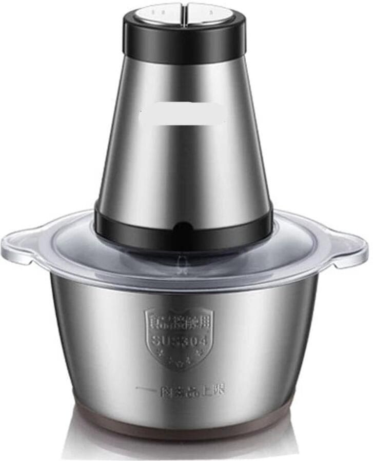 Corenia Elektrische Vleesmolen 500W Foodprocessor Hakmolen 2L RVS Keukenmachine 2 Snelheden voor Vlees Noten en Groenten Eenvoudig Schoon te Maken Standaard