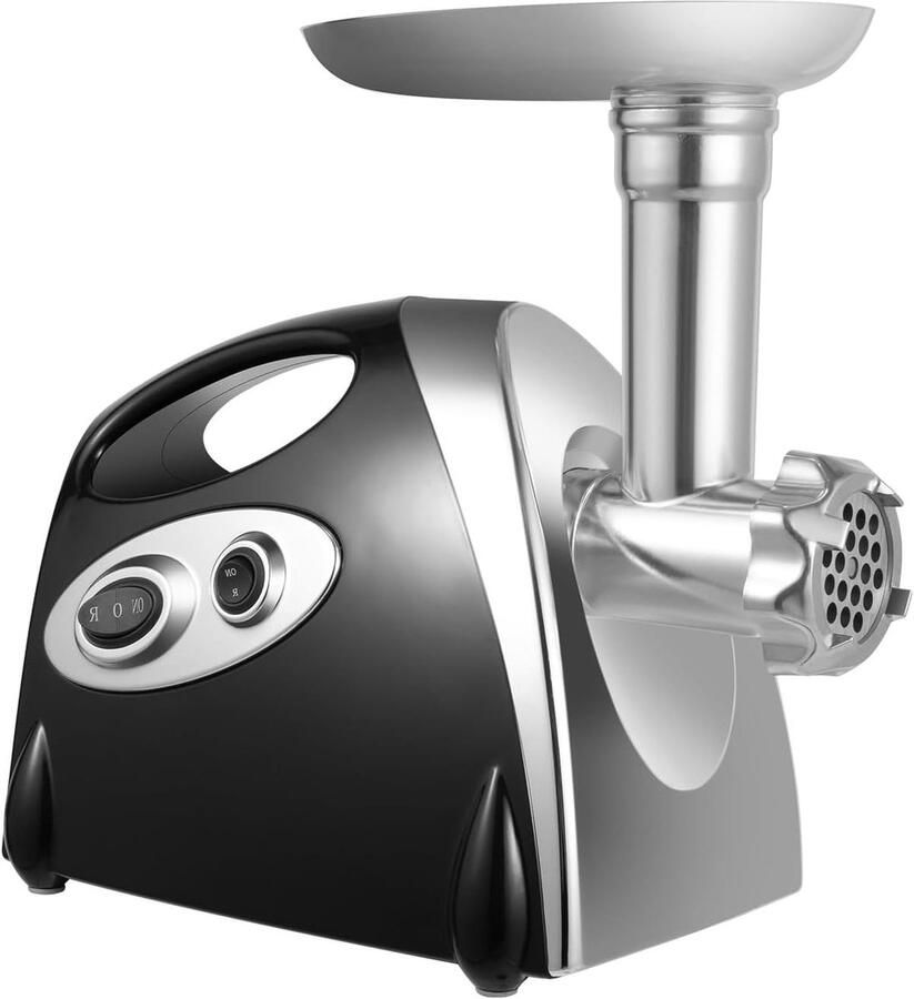 Corenia Elektrische Vleesmolen – Vleesmaler – Gehaktmolen – Worstmaker – Mincer – 800W Vermogen – 3 Snijplaten & 4 5 cm Lemmetdiameter