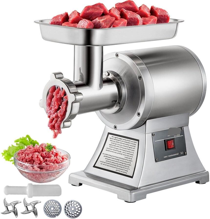 Corenia Elektrische Vleesmolen – Vleesmaler – Vleesmolen Machine – Vleesvermaler – Vleesmaler Elektrisch – 850W Motor – Roestvrij Stalen Behuizing
