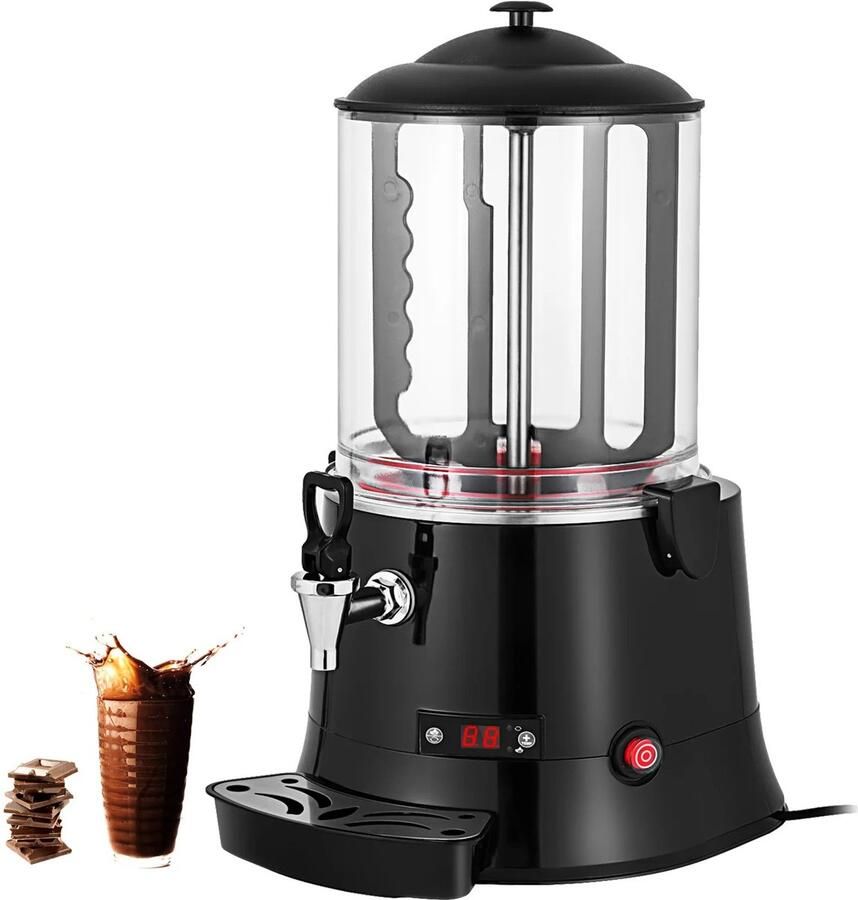 Corenia Elektrische Warme Chocolademelk Maker – Warme Drankmachine – Melkverwarmer – Automatische Roerder – 10L Capaciteit – 400W Vermogen
