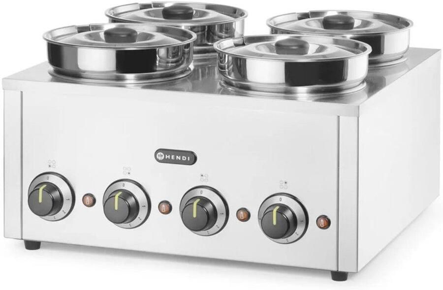 Corenia Elektrische Warmhouder – Soep Verwarming – Saus Warmplaat – Buffet Verwarming – Thermobak – 800 Watt Vermogen – 16 Liter Capaciteit Roestvrij Staal