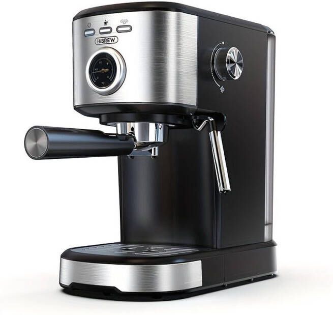 Corenia Espressomachine – Koffiemachine – Barista Machine – Koffiezetapparaat – 15 Bar Druk – RVS 430 Semi-automatisch – Afneembaar Waterreservoir