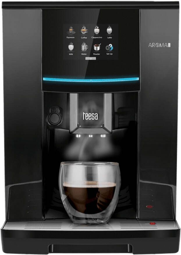 Corenia Espressomachine – Koffiemachine – Pistonmachine – Volautomatisch – Espressoapparaat – 19 Bar Druk – Ingebouwde Koffiemolen