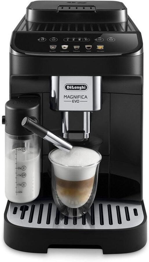 Corenia Espressomachine – Koffiezetapparaat – Automatische Koffiemolen – Koffiemachine – LatteCrema Systeem – 7 Koffierecepten – Groot Waterreservoir 1 8L